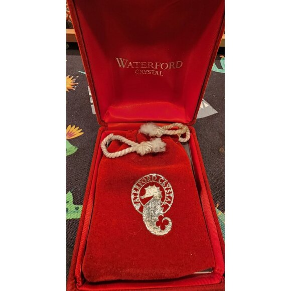 Waterford Crystal 1992 Twelve Days Of Christmas Ornament With Original Box & Pou - Picture 5 of 6